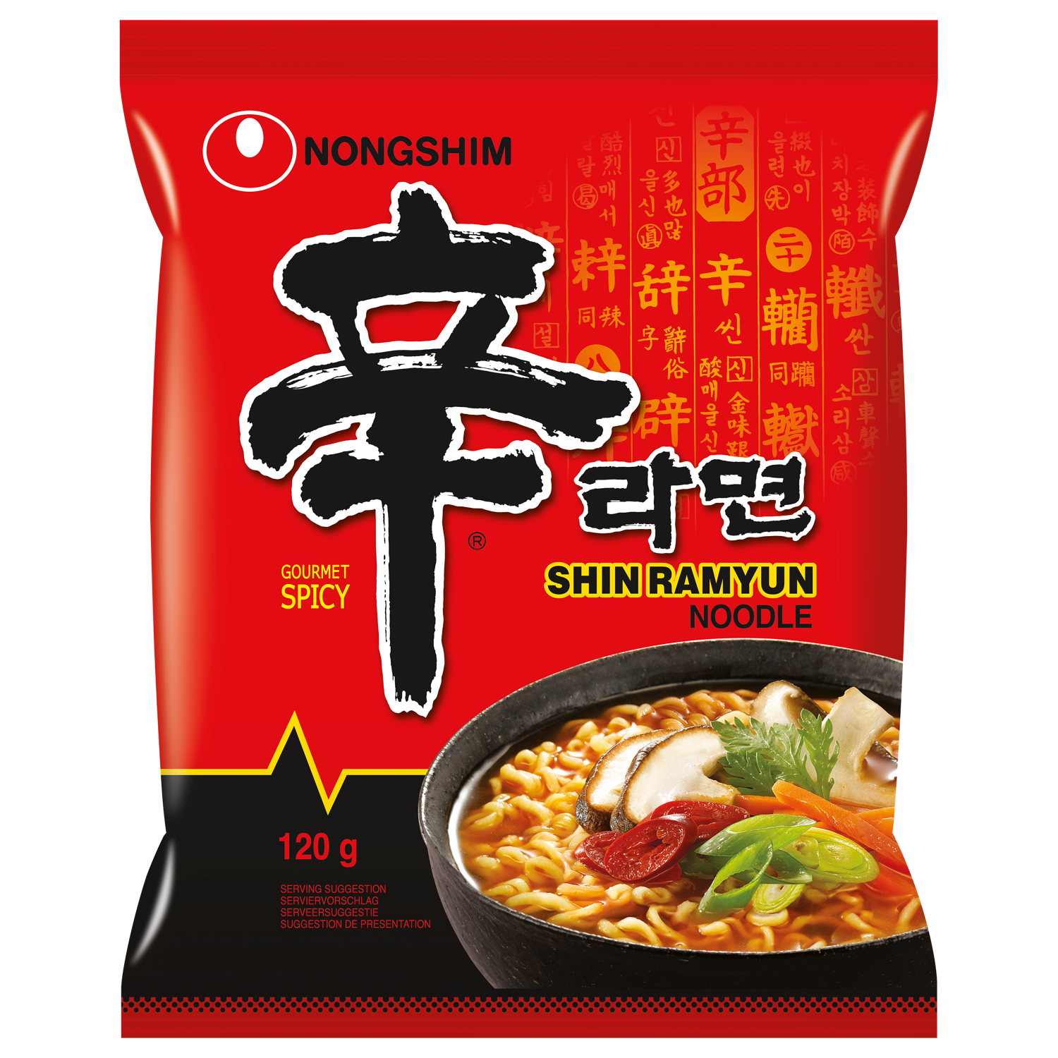 NongShim Noedels shin ramyun hot