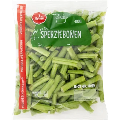 1 de Beste Sperziebonen gebroken voordeel verpakking