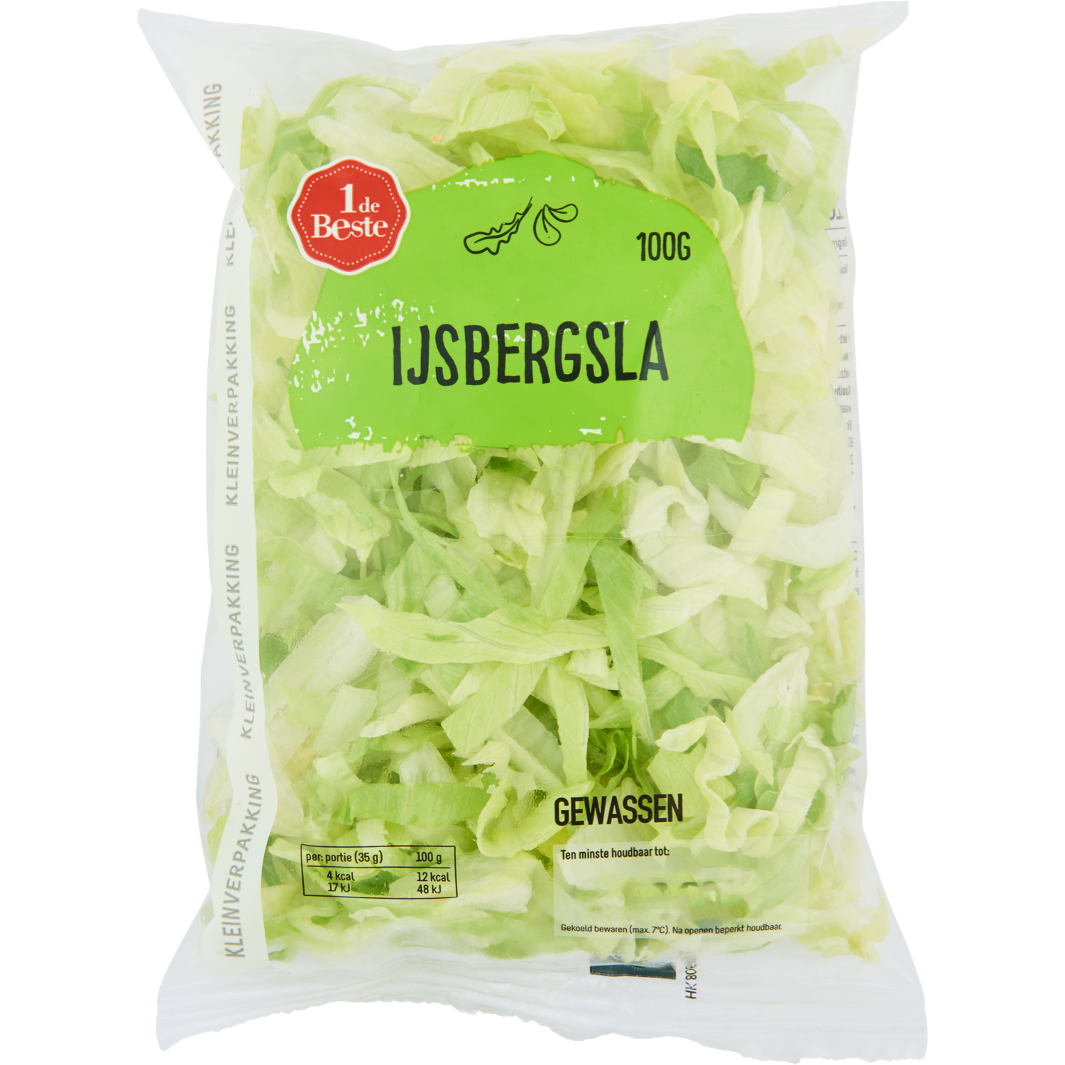 1 de Beste Ijsbergsla naturel kleinverpakking