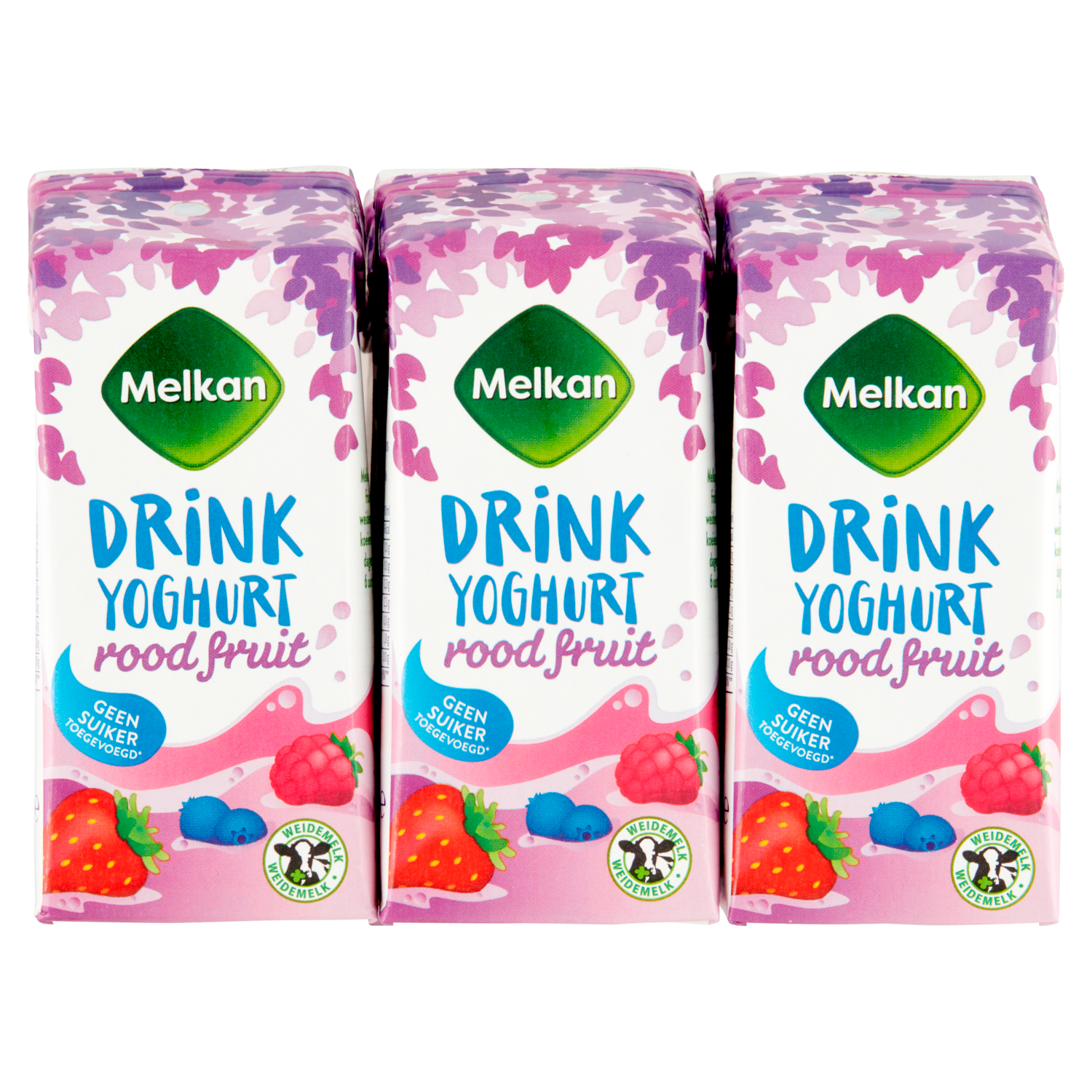 Melkan Drinkyoghurt rode vruchten