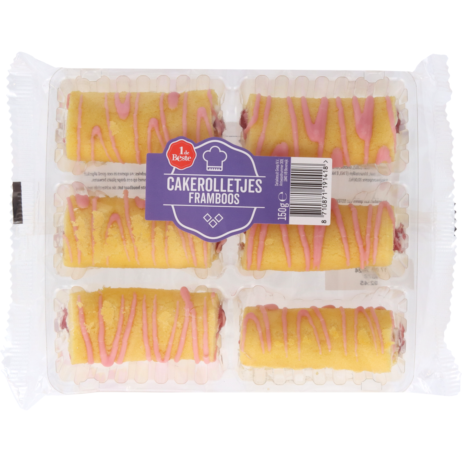 1 de Beste Cakerolletjes framboos