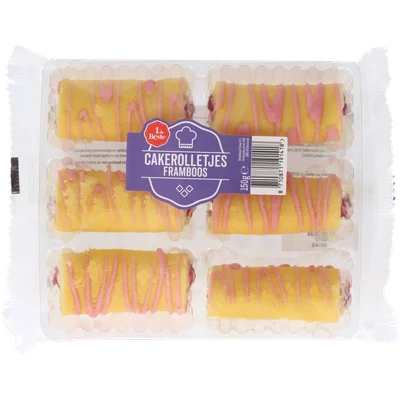 1 de Beste Cakerolletjes framboos