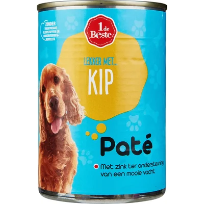 1 de Beste Hondenvoer paté kip