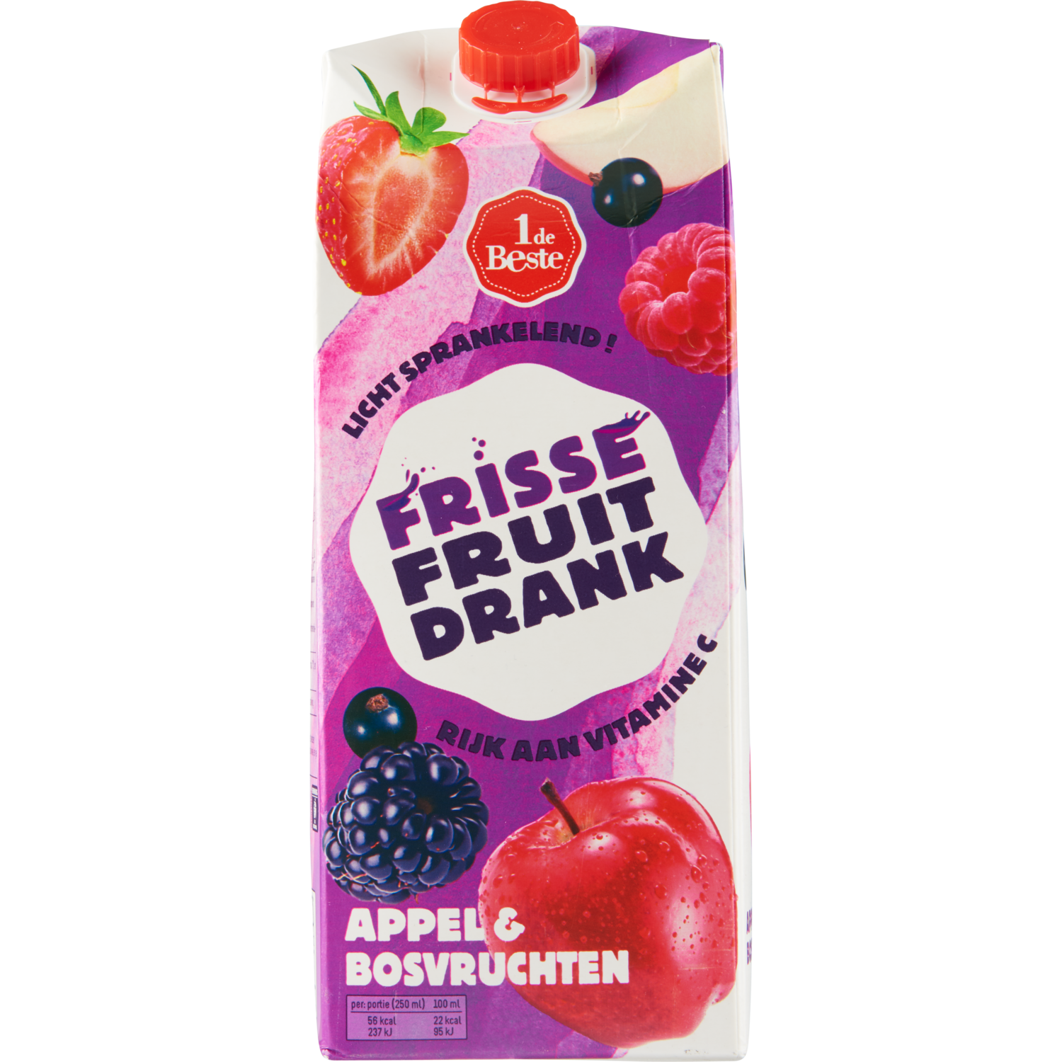 1 de Beste Frisse fruitdrank appel-bosvruchten