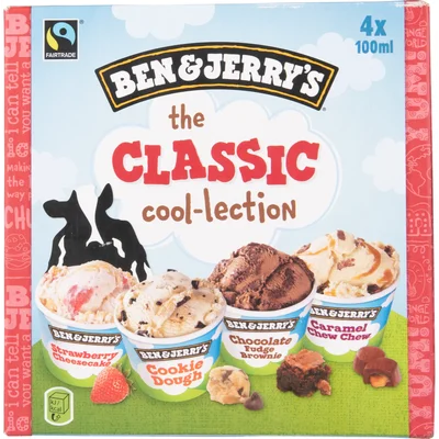 Ben & Jerry's Classic cool-lection 4 stuks
