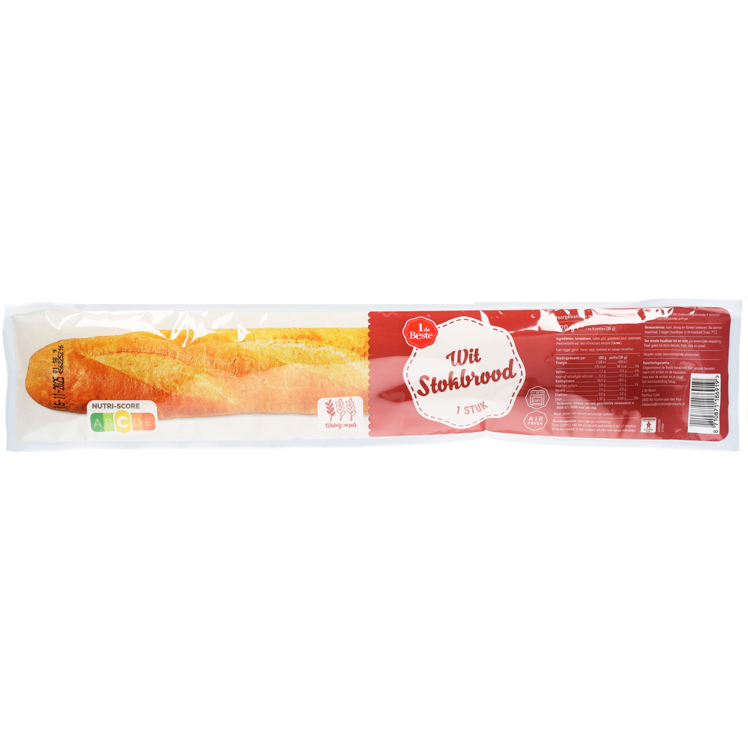 1 de Beste Stokbrood wit