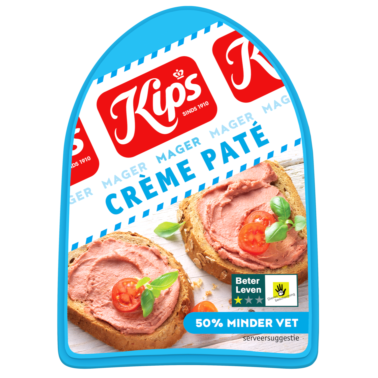 Kips Paté creme mager