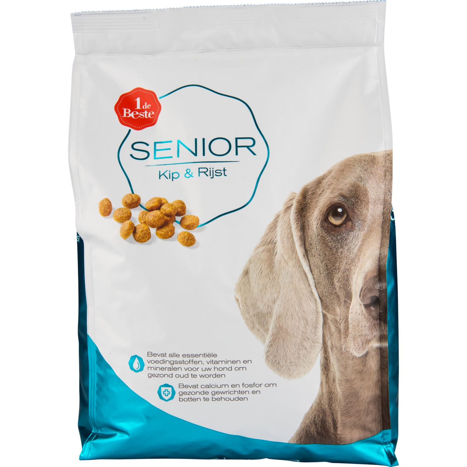 1 de Beste Hondenvoer senior kip-rijst