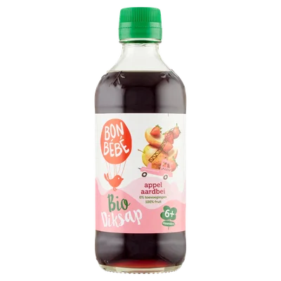 Bonbébé Diksap 6+ maanden appel-aardbei