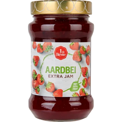 1 de Beste Jam extra aardbei