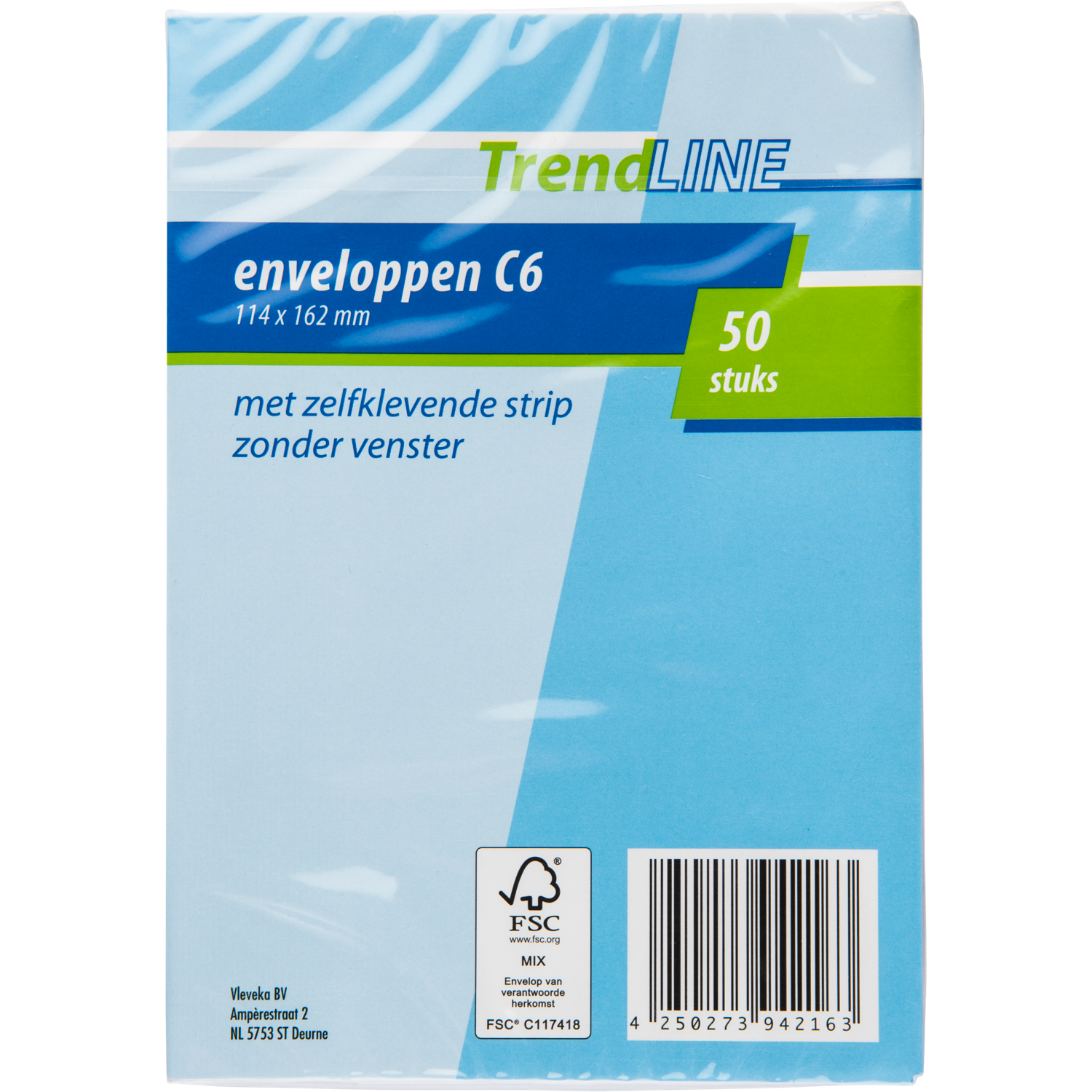 Trendline Enveloppen C6 50 stuks