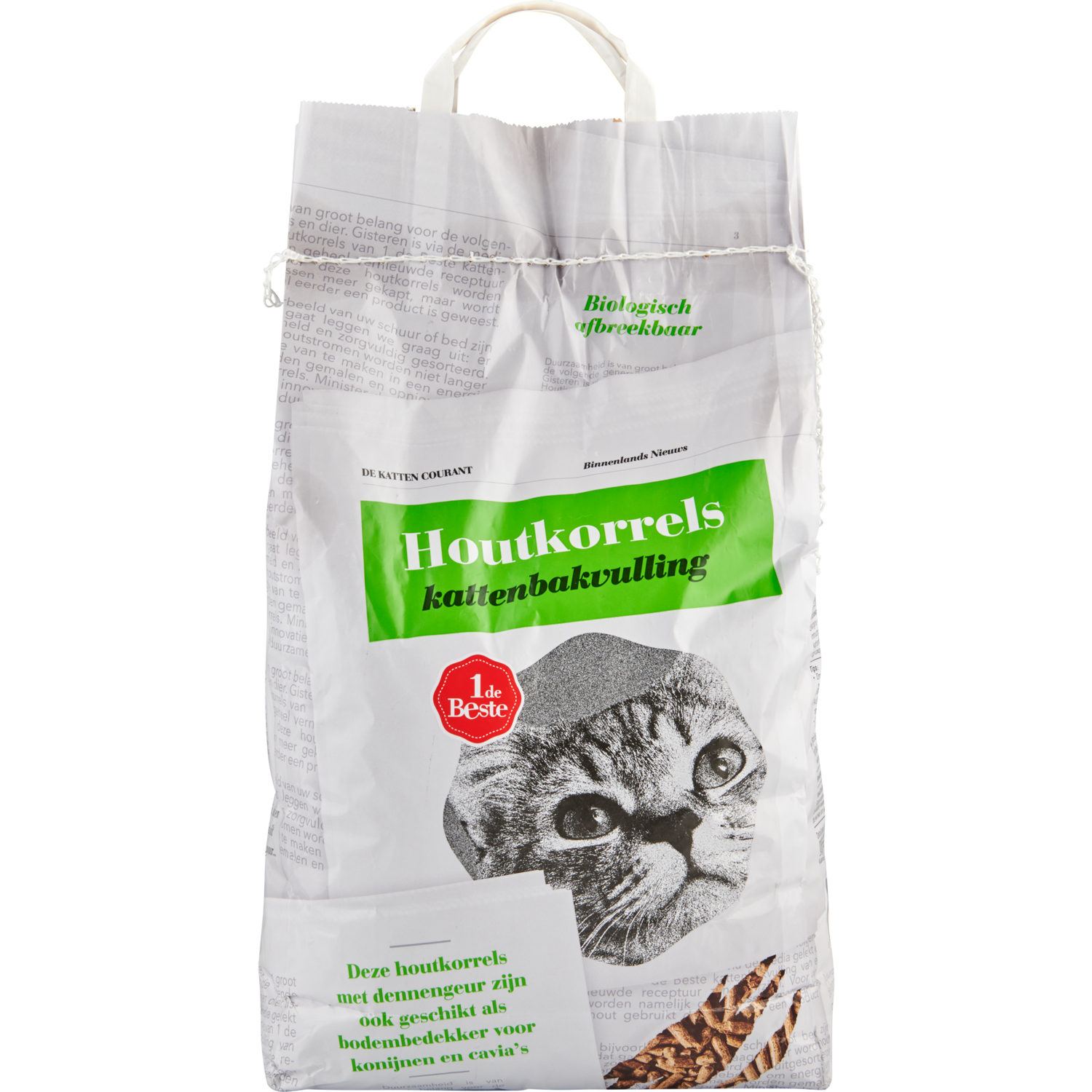 1 de Beste Kattenbakvulling houtkorrels
