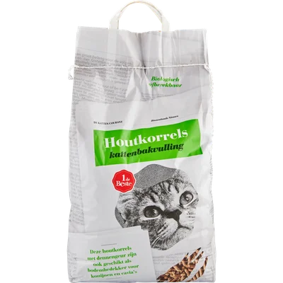 1 de Beste Kattenbakvulling houtkorrels