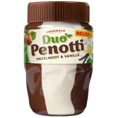 Penotti Duopasta hazelnoot-vanille