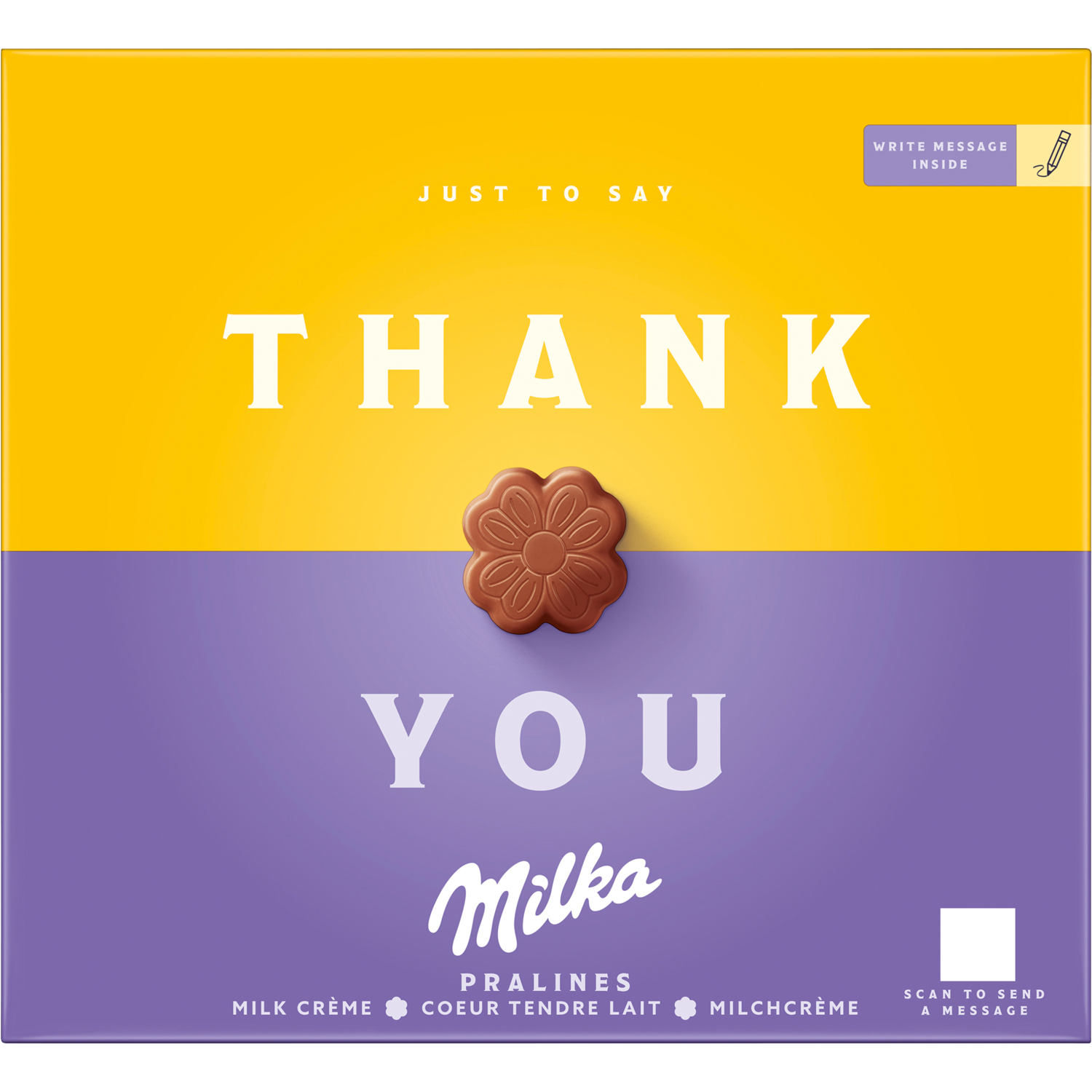 Milka Bonbons alpenmelk cremevulling