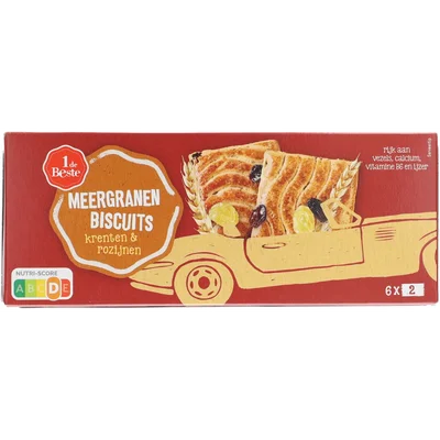1 de Beste Meergranenbiscuit krent-rozijn