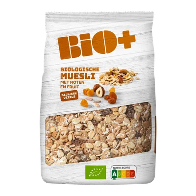 Bio+ Muesli noten en fruit