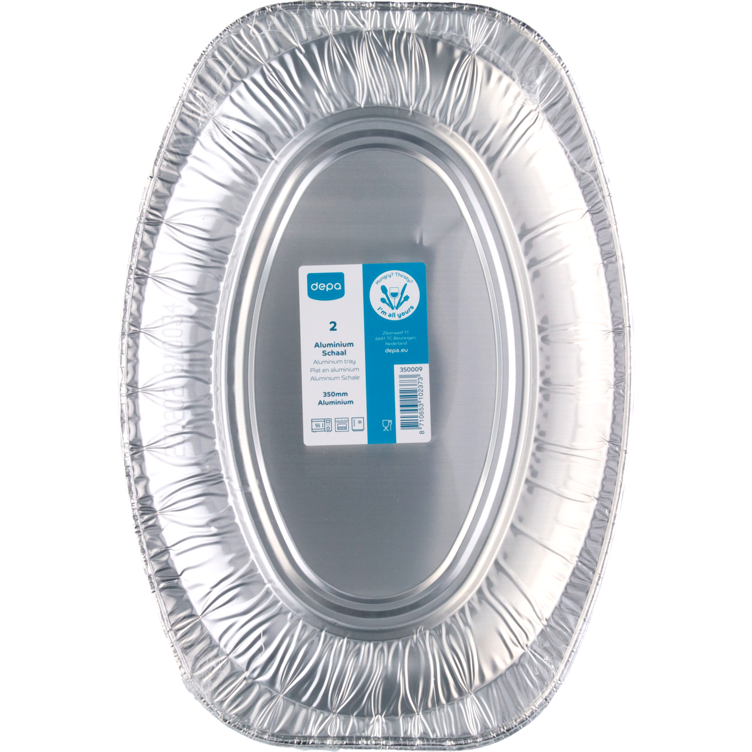 Depa Serveerschaal ovaal 34x23 cm