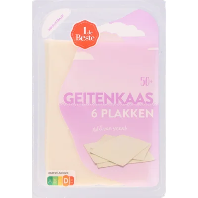 1 de Beste Jong belegen geitenkaas plakken 50+