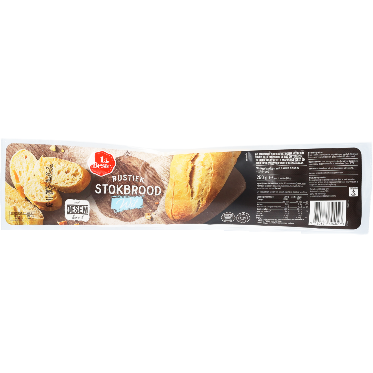 1 de Beste Stokbrood rustiek wit