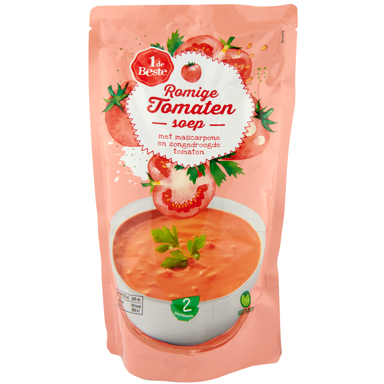 1 de Beste Soep in zak romige tomaat