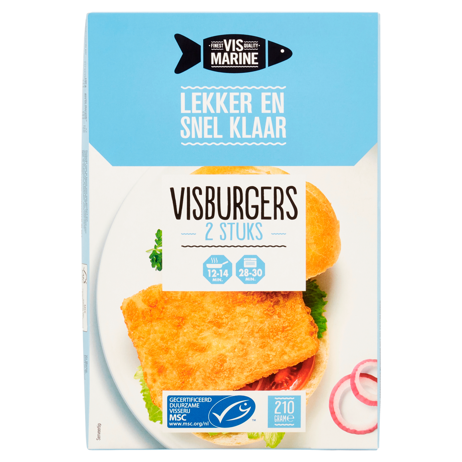 Vis Marine Visburgers 2 stuks