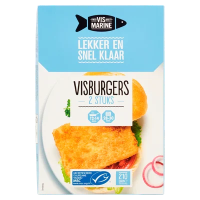 Vis Marine Visburgers 2 stuks