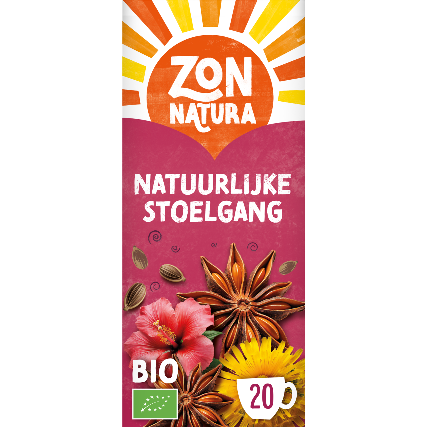 Zonnatura Kruidenthee natuurlijke stoelgang 20 zakjes