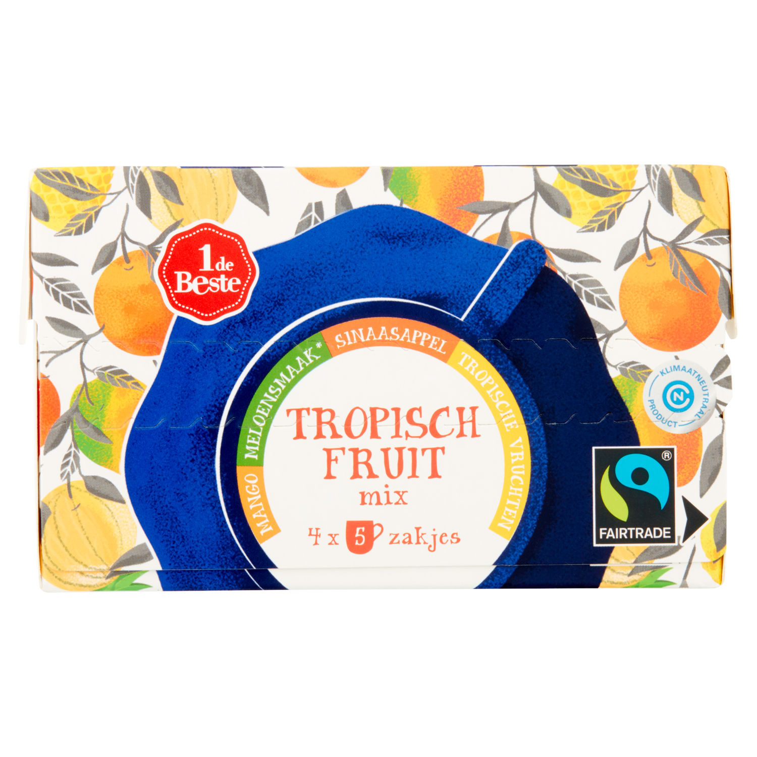 1 de Beste Vruchtenthee tropisch fruit mix 20 zk.