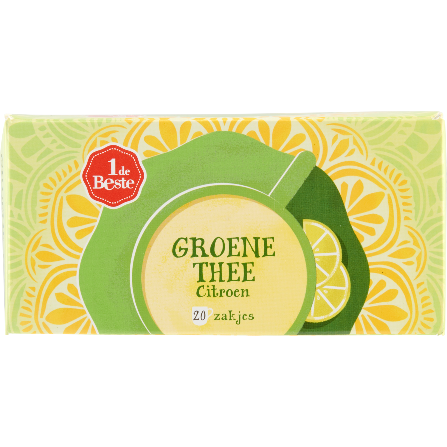 1 de Beste Groene thee citroen kop 20 zk.