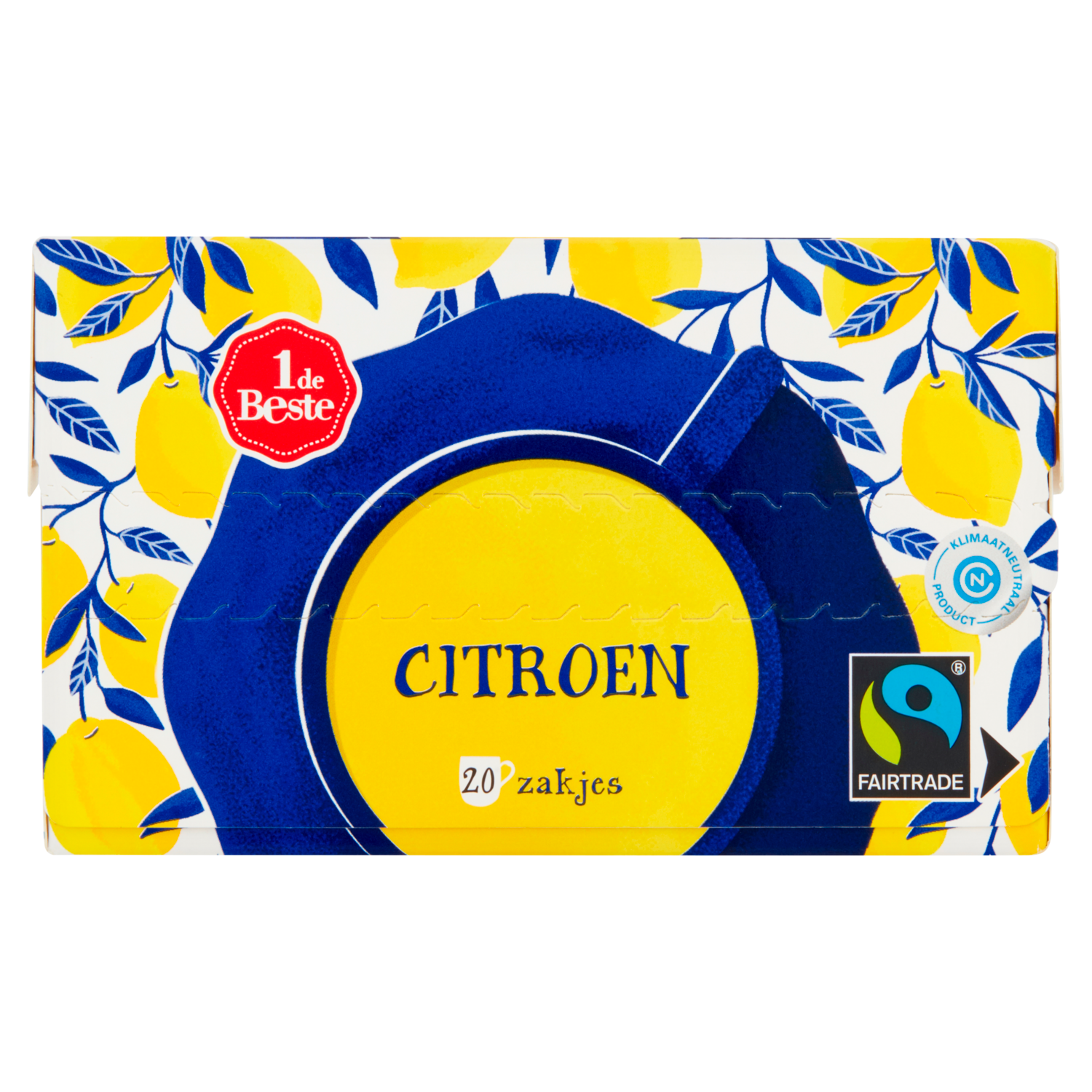 1 de Beste Vruchtenthee citroen kop 20 zakjes