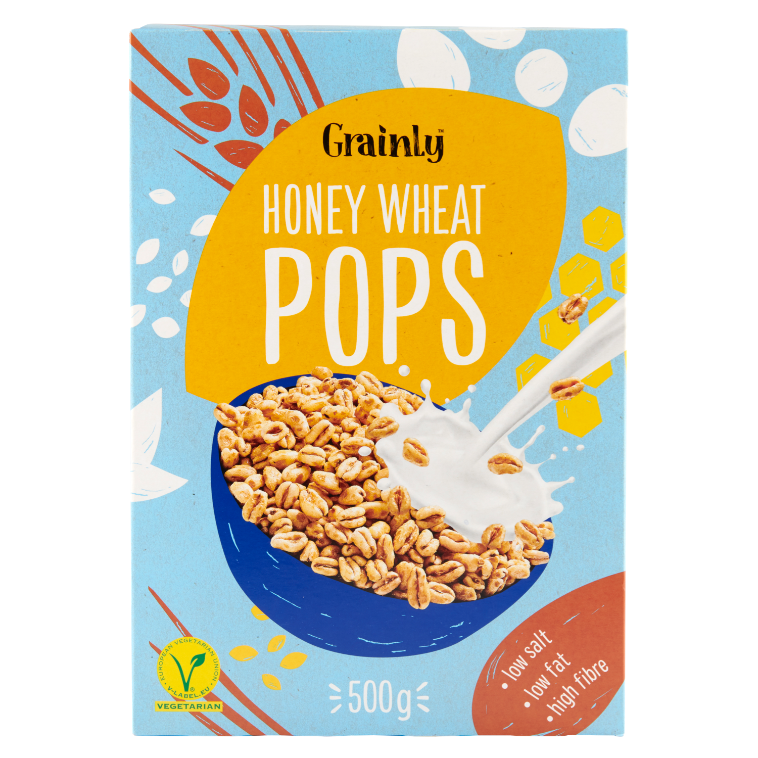 Grainly Honey wheat pops