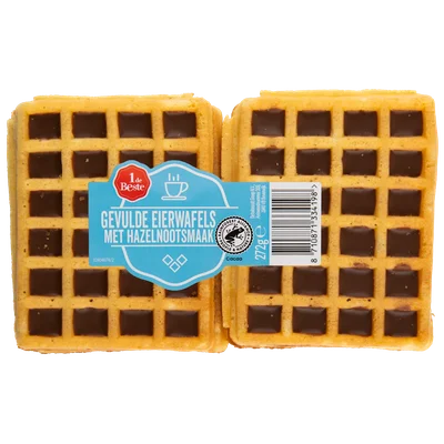 1 de Beste Hazelnoot eierwafels