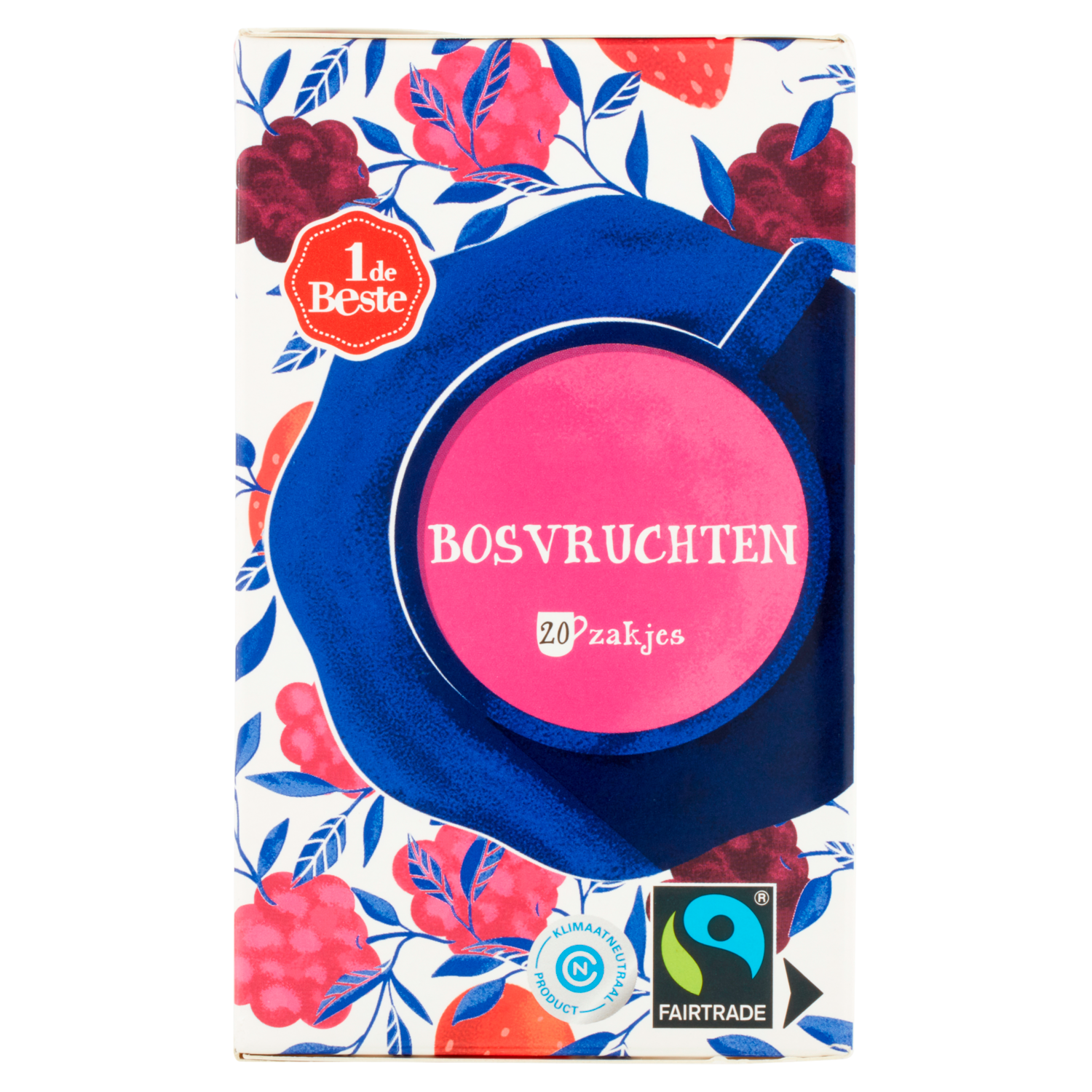 1 de Beste Vruchtenthee bosvruchten kop 20 zakjes