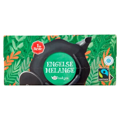 1 de Beste Zwarte thee engelse melange pot 20 zakjes