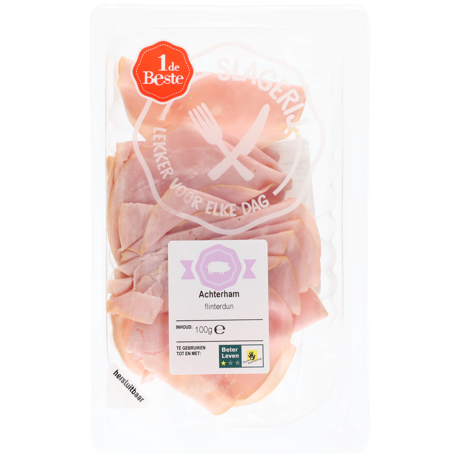 1 de Beste Achterham flinterdun