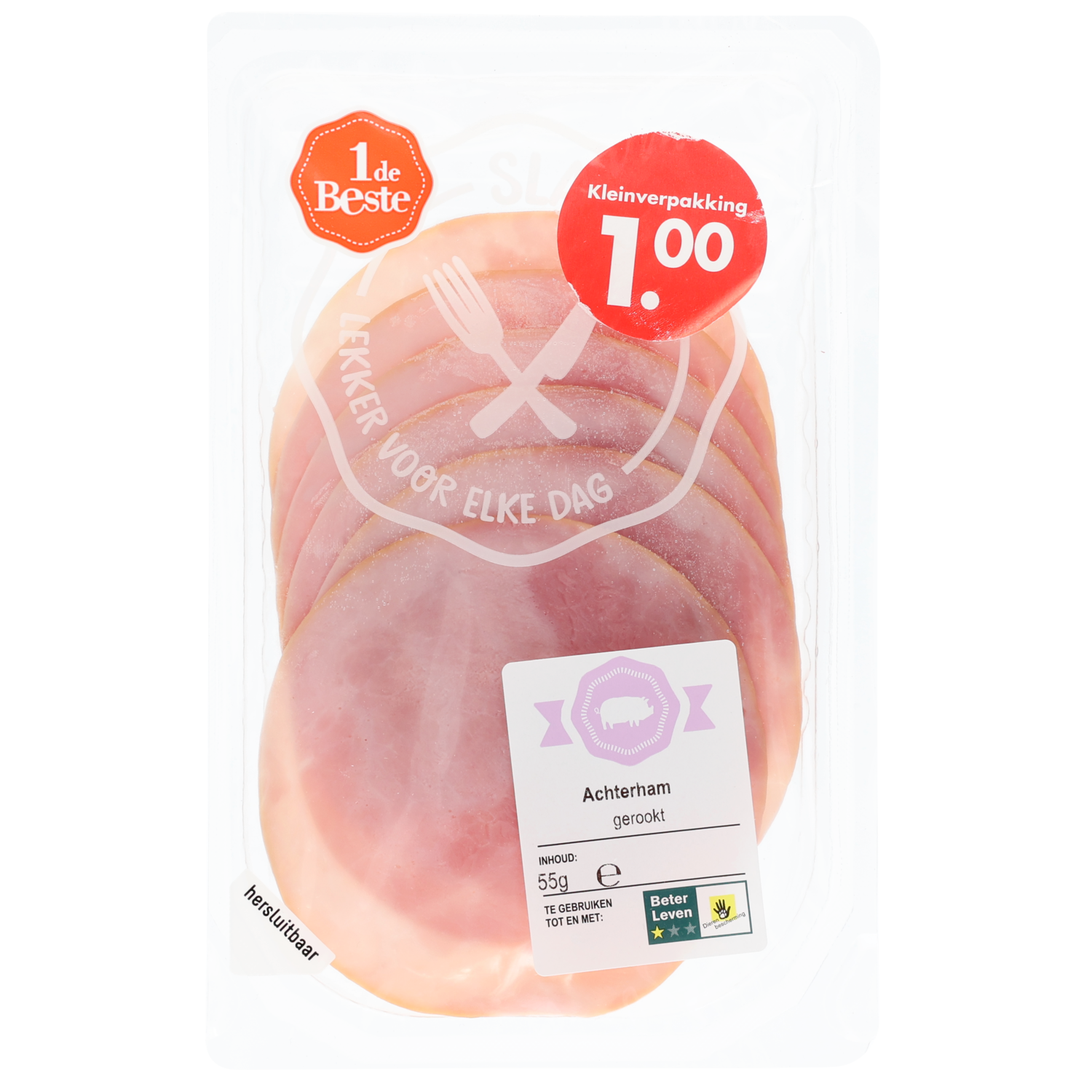 1 de Beste gerookte ham