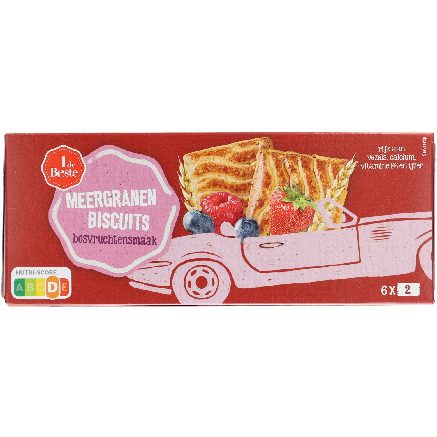 1 de Beste Meergranenbiscuit bosvruchten