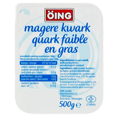 Oing Magere kwark