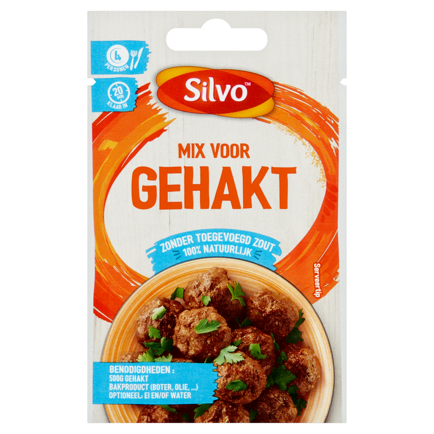 Silvo Kruidenmix gehakt zonder toegevoegd zout