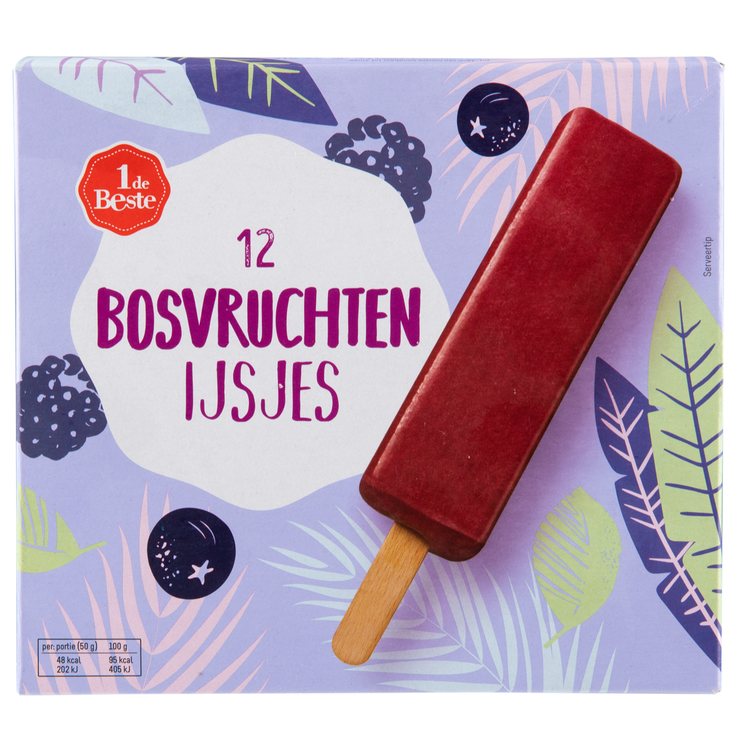 1 de Beste Bosvruchtenijsjes 12 st.