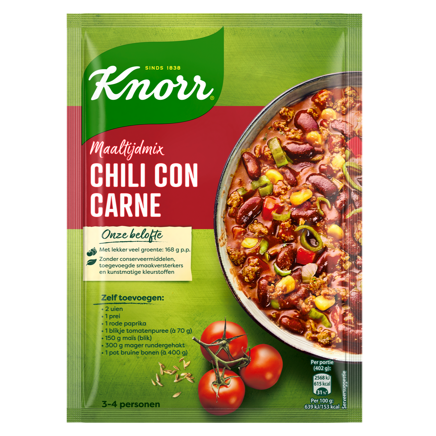 Knorr Kruidenmix chili con carne