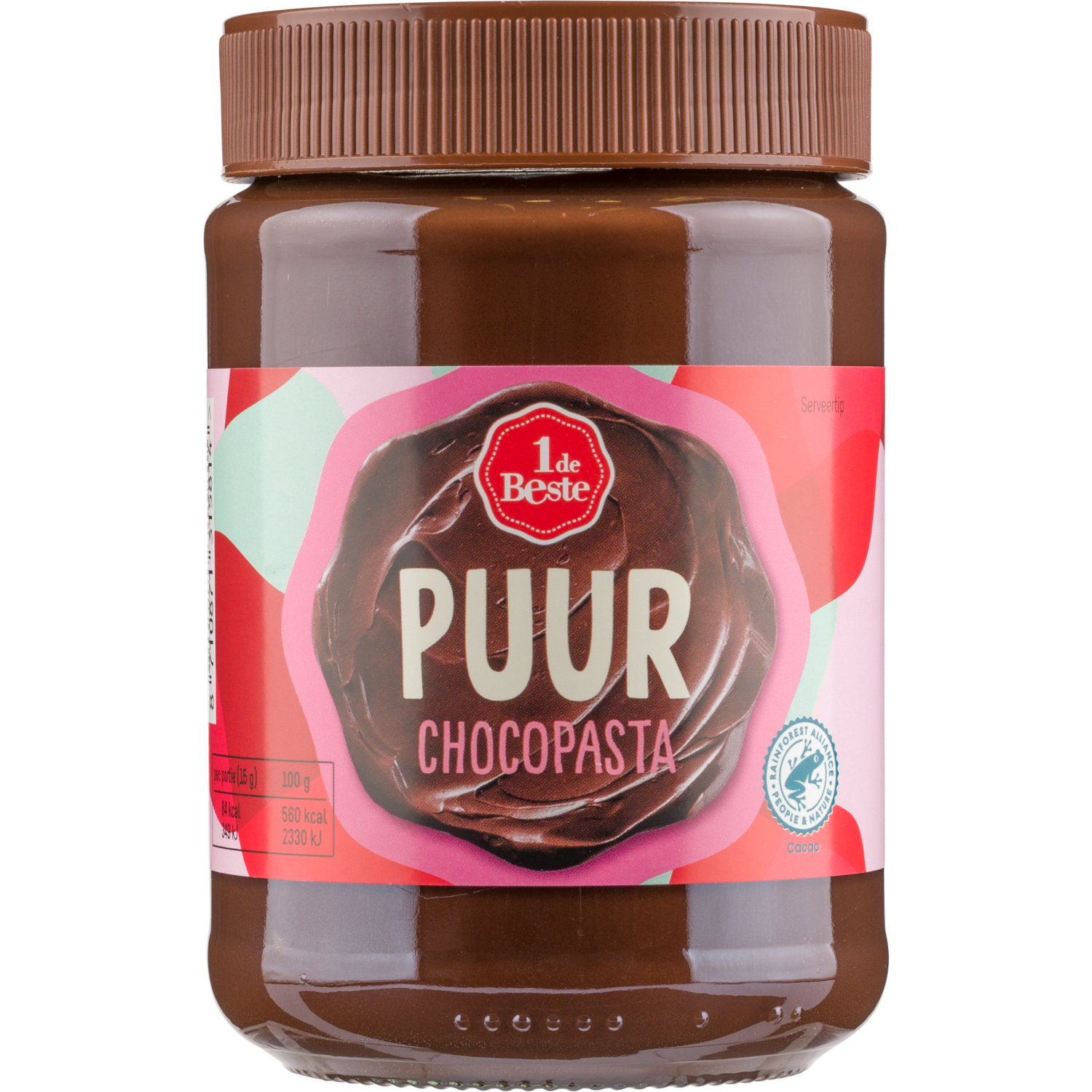 1 de Beste Chocoladepasta puur