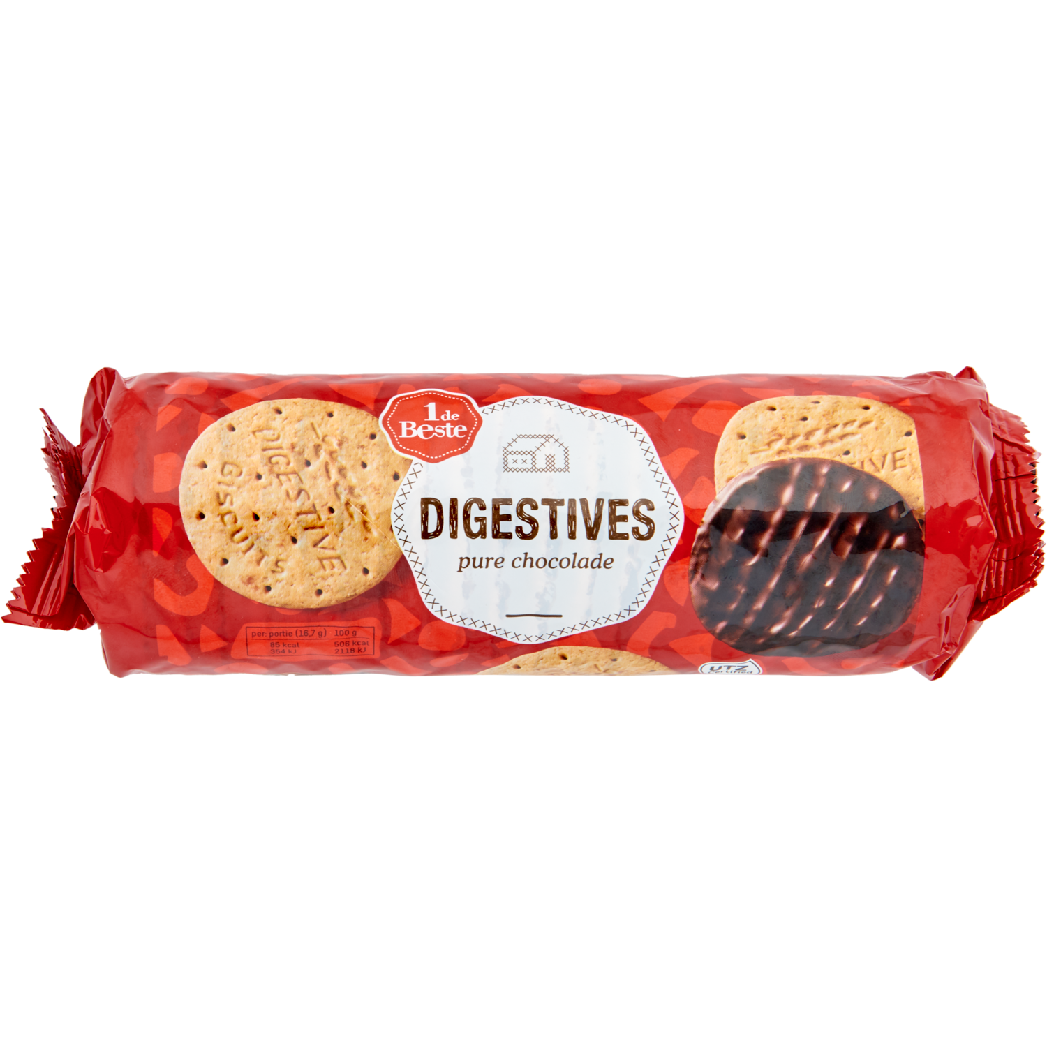 1 de Beste Digestive pure chocolade