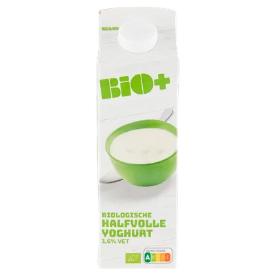Bio+ Yoghurt halfvol