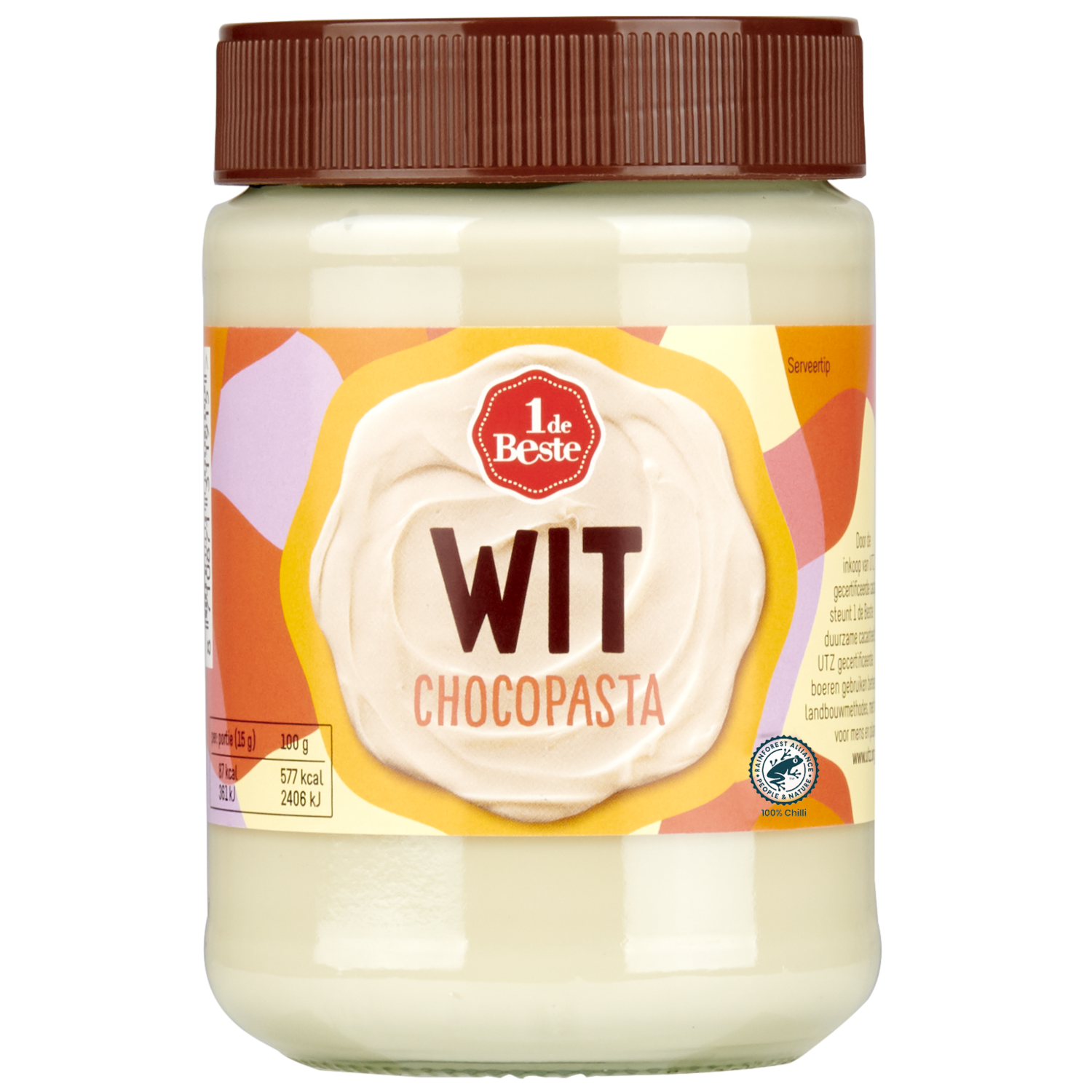 1 de Beste Chocoladepasta wit