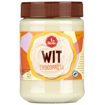 1 de Beste Chocoladepasta wit