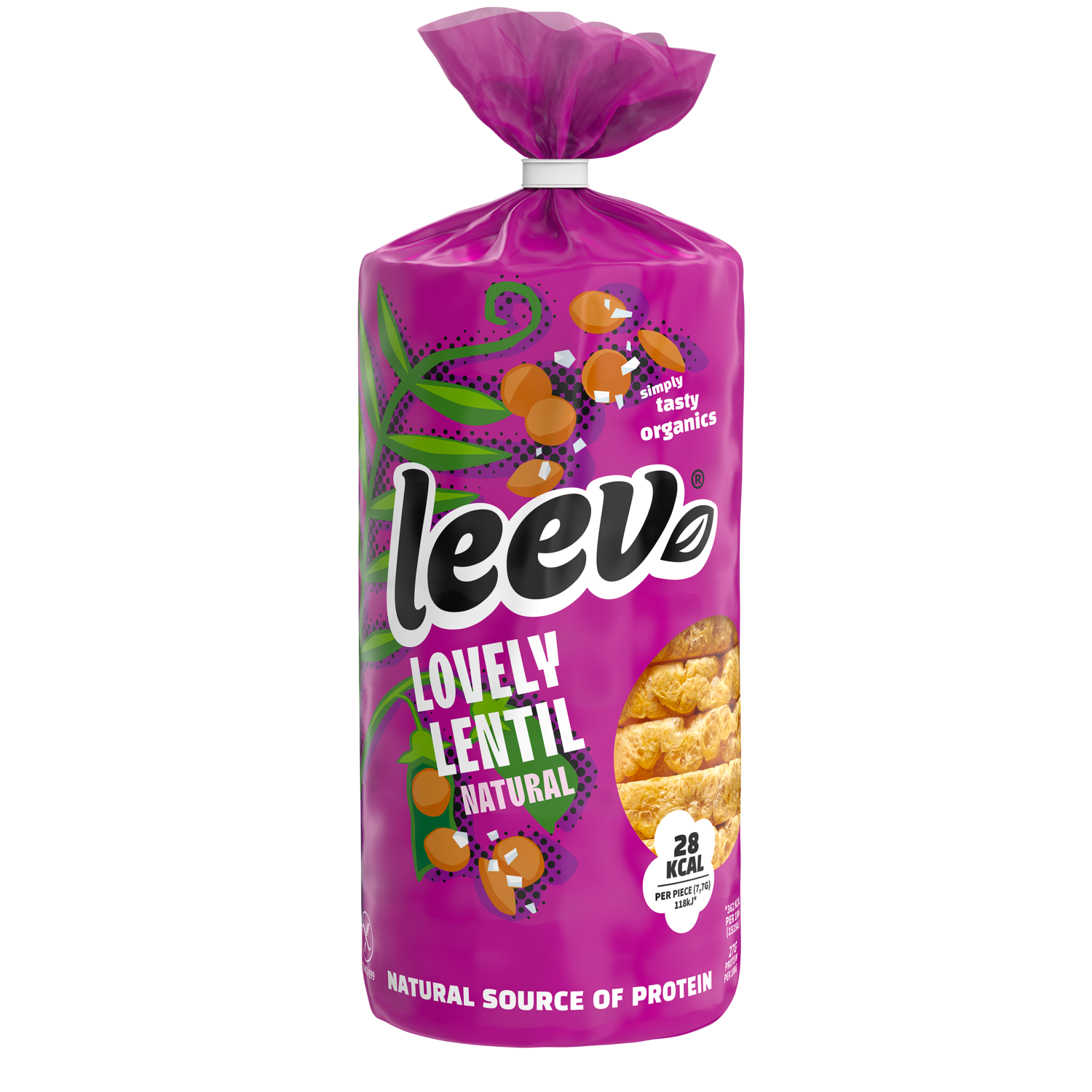 Leev Linzenwafels bio 13 stuks