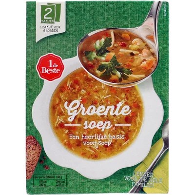 1 de Beste Groentesoep dubbelpak
