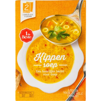 1 de Beste Kippensoep dubbelpak